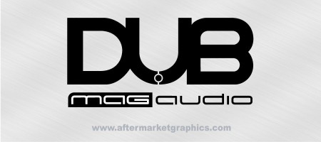 DUB Mag Audio Decals - Pair (2 pieces)